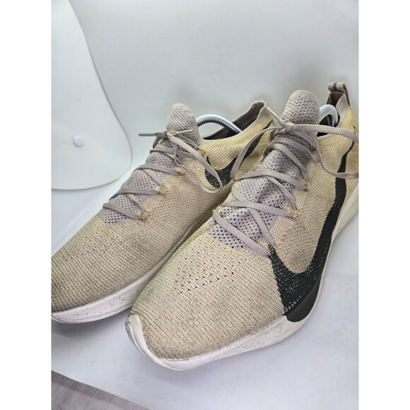 Nike Vapor Street Flyknit String Shoes Mens 11.5 Beige Running Athletic Sneakers main image 8